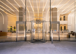 Ellison Doors in Glass Entryway