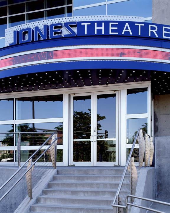 ellison balanced doors at Jones Theatre